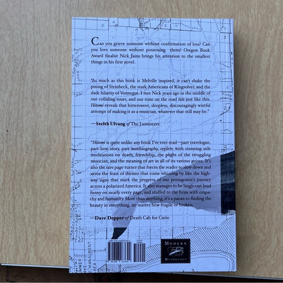 Hitomi Soft Cover Book By Nick Jaina New - Picture 3 of 9